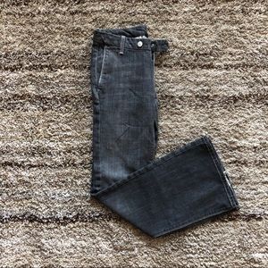 7 for All Mankind Flare Leg Denim Trousers